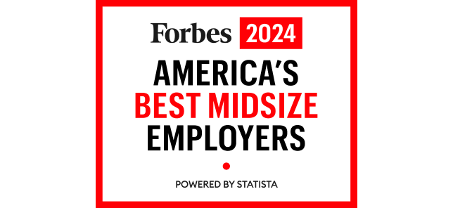 2024 Forbes Best Midsize Employers Badge.