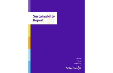 Image showing the cover of the 2021 Sustainability Report.