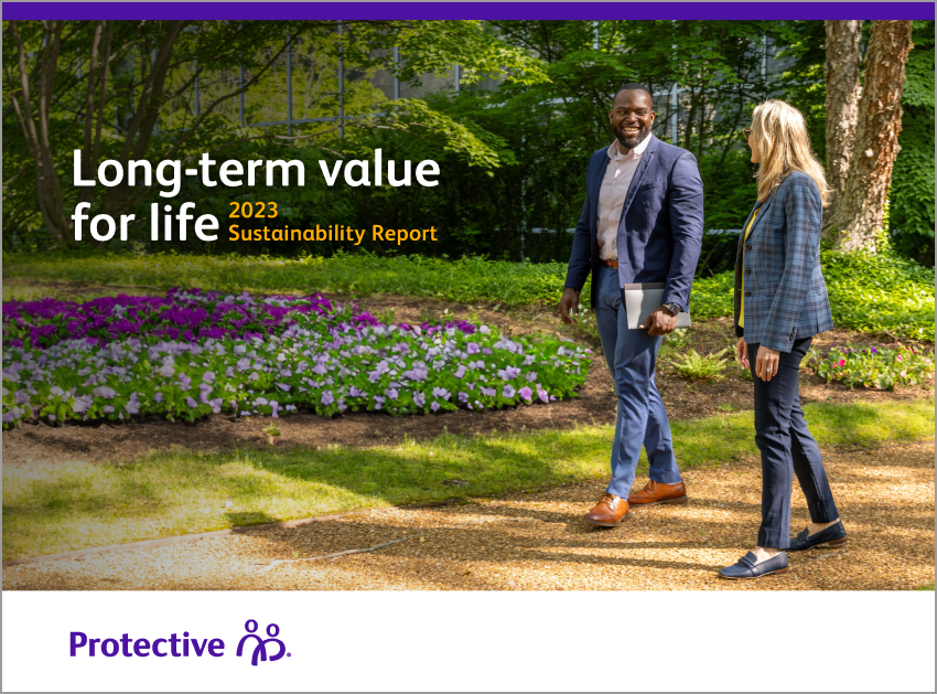 Image showing the cover of the 2023 Sustainability Report.
