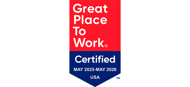 2025 Great Place to Work Certification Badge.